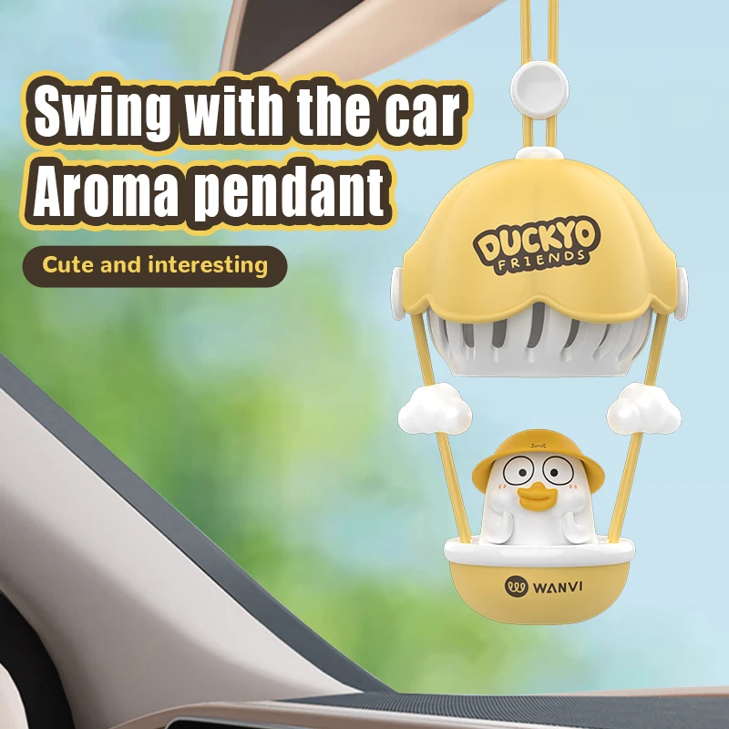 Duck car air freshener hanging accessories fragrance dispenser
