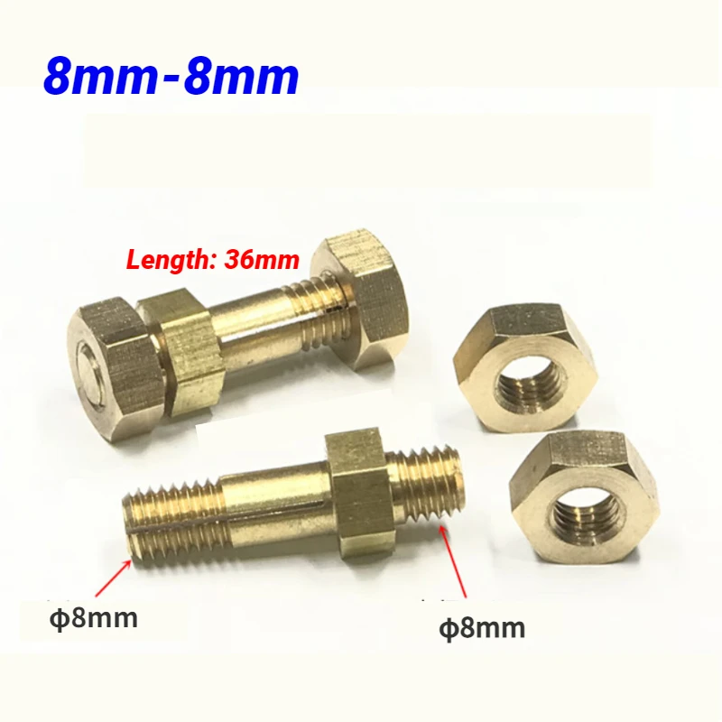 Vacuum machine packaging machine copper screws bolts Vacuum Sealer Heat Sealing Bar Brass Screw bolt 8mm M6 M8 Spare Parts 2pcs