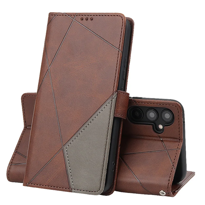 Wallet Business Magnetic Flip Leather Case with Card Slot and Photo Frame Cover