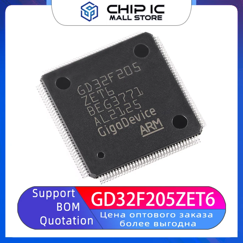 

GD32F205ZET6 Can Replace STM32F LQFP-144 ARM Cortex-M3 32-bit Microcontroller -MCU Chip 100% New Original Stock