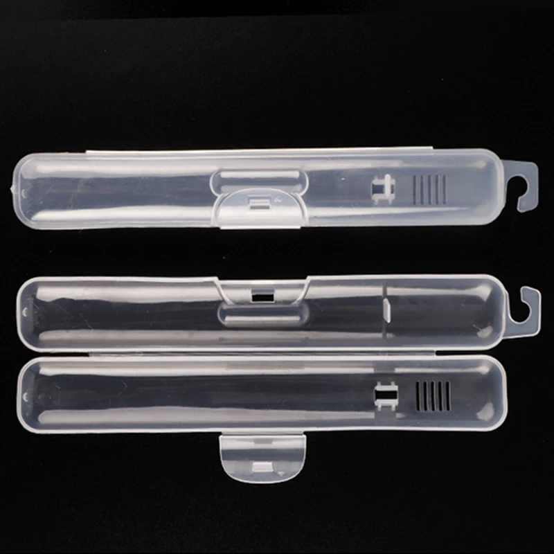 Toothbrush Holder 1pc Travel Portable Transparent Storage Box Case Bathroom Tools