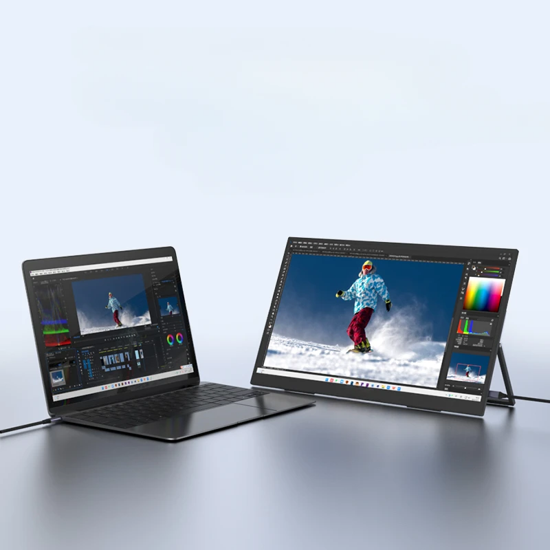 

18 inch portable monitor, mobile phone, laptop, external portable screen expansion, switch secondary screen
