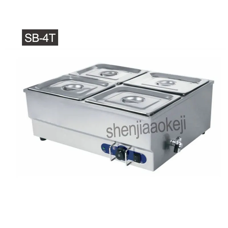 

Электрический коммерческий изоляционный бассейн для супа из нержавеющей стали, подогреватель пищи, кухонный инструмент, 1500 Вт