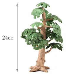 Fairy Simulation Miniature Trees and Artificial Plant Set for Dollhouse and Garden Landscape Display (17x24cm)