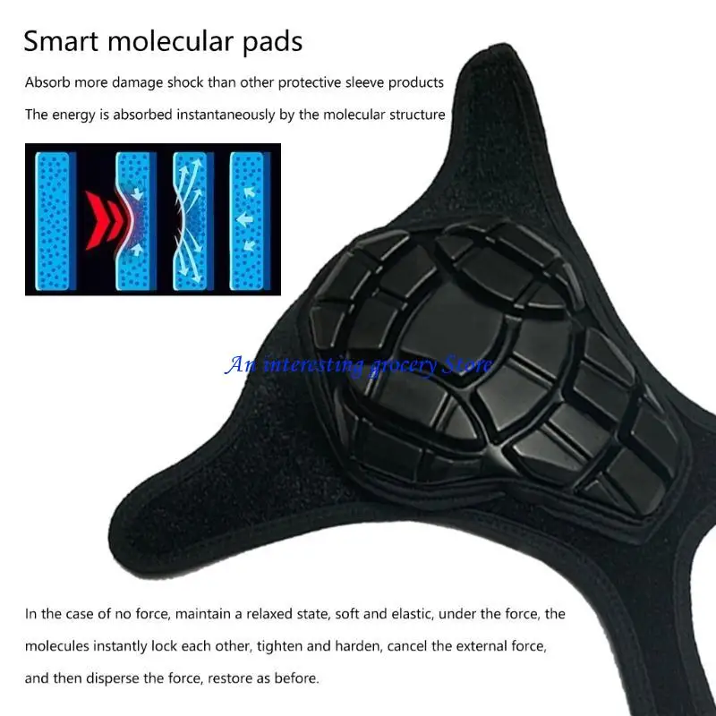 652d Protective Chest Pad für Kinder -Roller & Fahrräder einfach zu installieren Kinderbike -Lenker Sicherheitsausrüstung – Detail 9