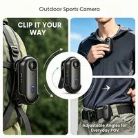 4K HD Mini Vlog Camera with WiFi Wireless Portable Action Body Cam for Sports Travel Photography Pocket Sized Video Recorder 3