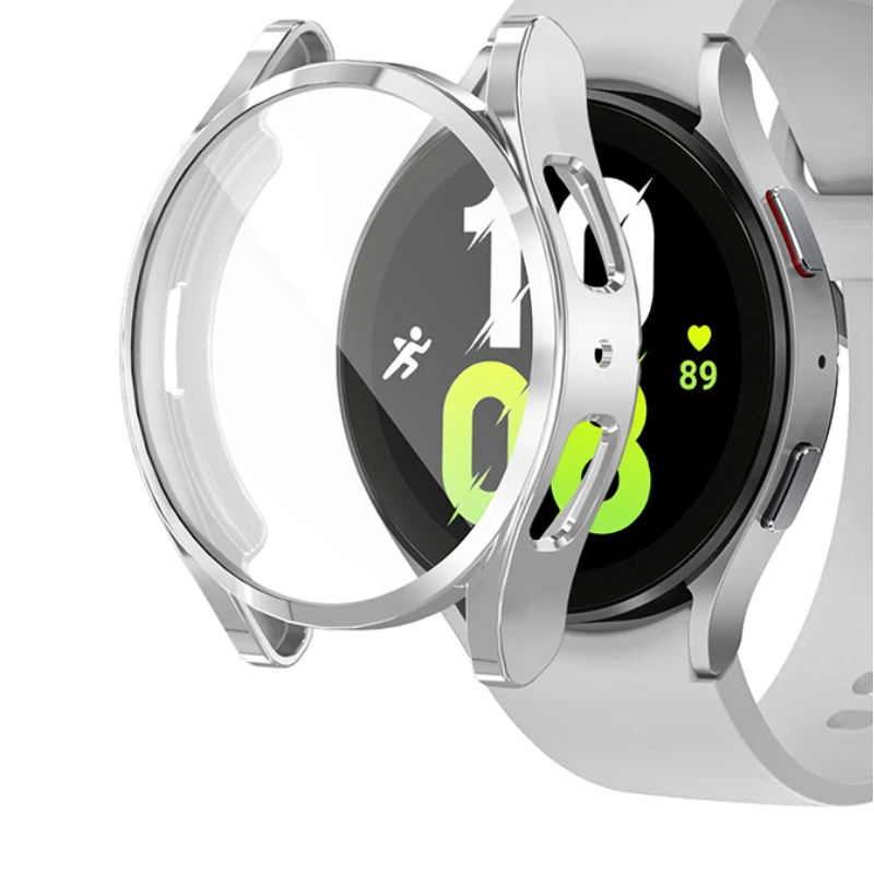 Durable TPU Full Screen Protector Bumper for Samsung Galaxy Watch - Soft Protective Case