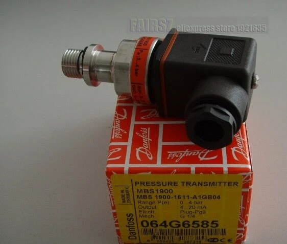 Original DAN.FOSS Pressure Transmitter MBS 1900 064G6585 MBS 1900-1611-A1GB04 FAIRSZ STORE
