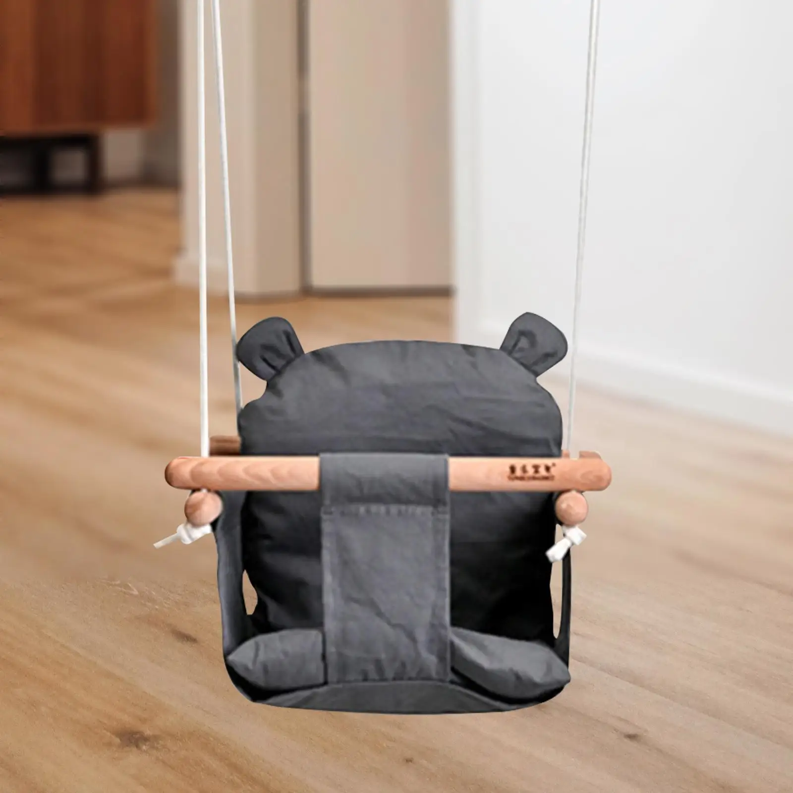 Full Bucket Toddler Swing Seat With Adjustable Chains For Kids Toddlers Swing Set For Kids Outdoors For Kids Hanging Seat Toys 3