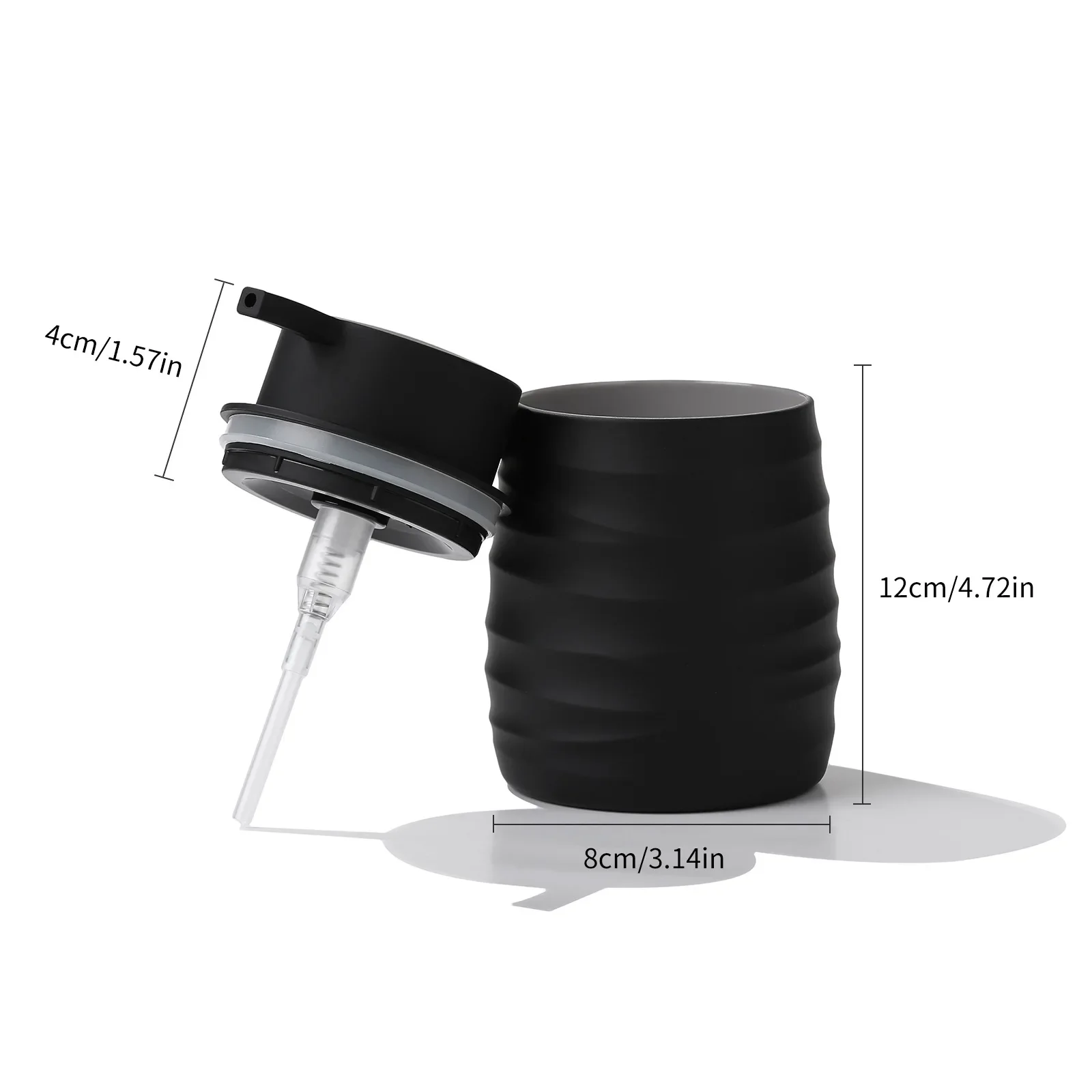 Soap Dispenser Matte Plastic Liquid Dispenser for Small Office/home Office Hotel Kitchen Bathroom Hand Washing Liquid Bottle