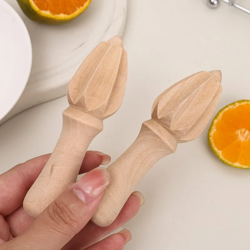 Presse-agrumes en bois de hêtre pour citronniers et oranges, outils pour fruits et légumes, accessoires de bar et de cuisine_voghion.com