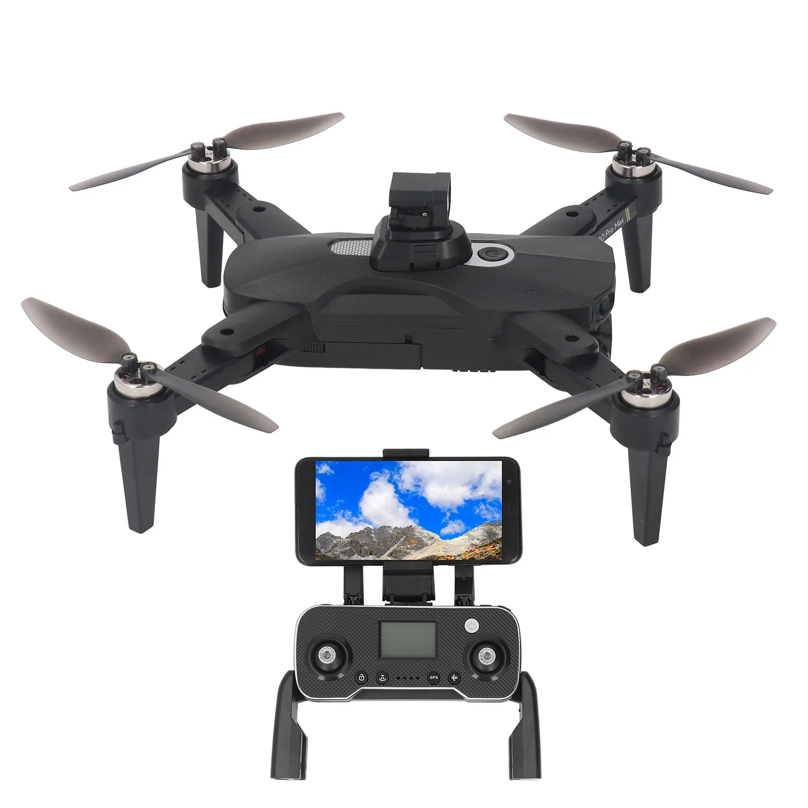 RC Quadcopter 5G Wifi Black 50X Digital Zoom Wind Resistant Remote Control Drone 800m HD Transmission for Aerial Photography