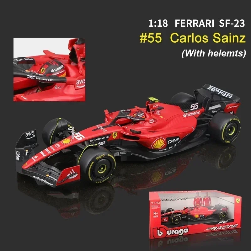 Bburago 1:18 Ferrari F1 Car Model Ferrari 2018 SF71H 2017 SF70H