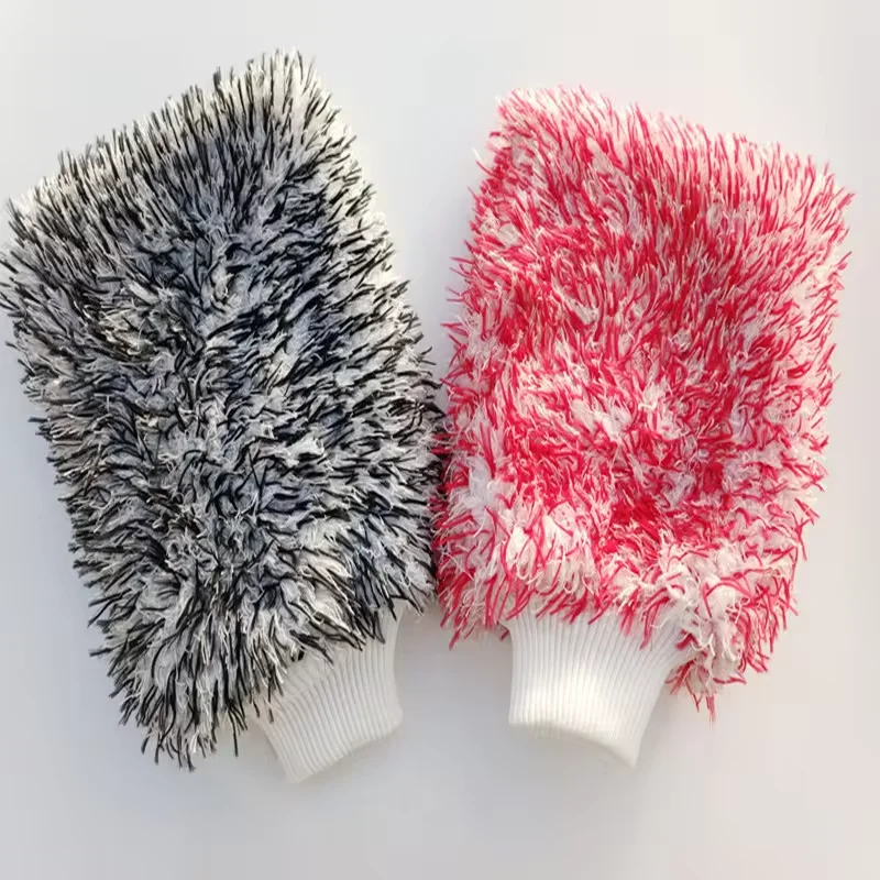 Car Cleaning Gloves Soft Microfiber Wash High Density Scratch Free Gloves Car Wash Accessories accesorios para veh&iacute;culos