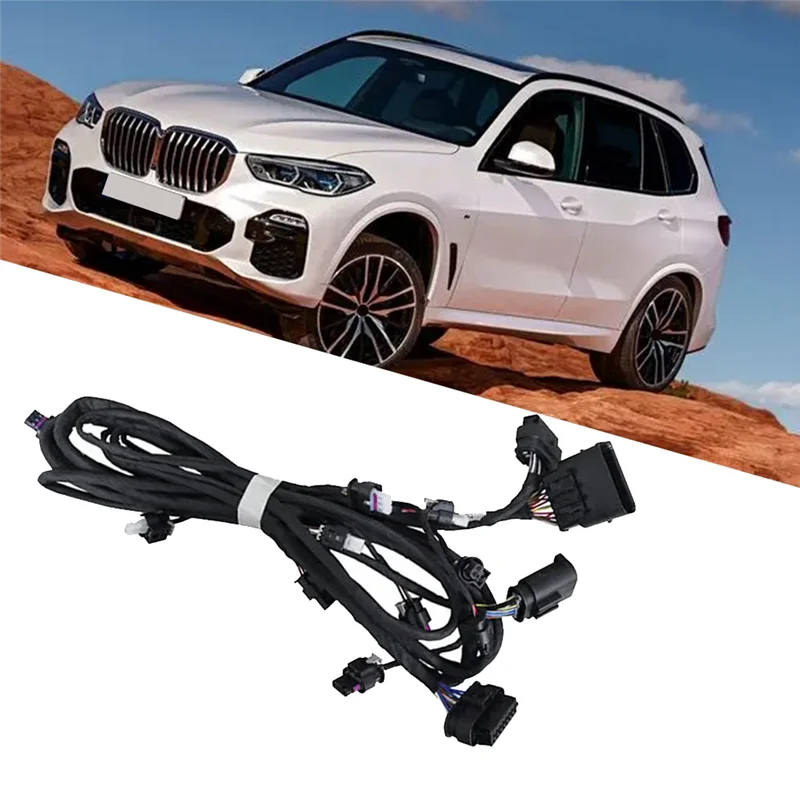 Car Front Bumper Harness Wire Set 61128712283 for BMW X5 G05-25DX 30DX 40IX 45EX Radar PDC Parking Aid Wiring