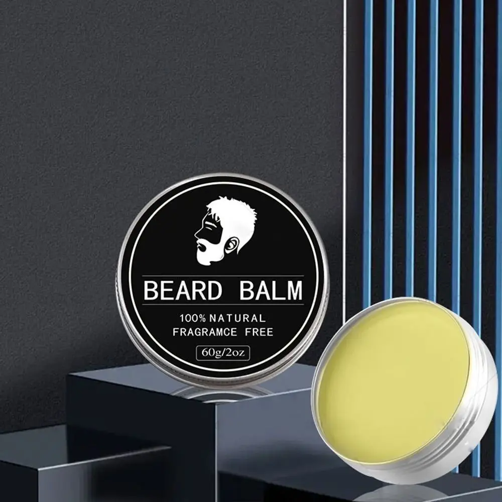 Beeswax Beard Conditioner High Quality Natural Moisturizing Beard Cream Handmade Soap Smoothing Organic Moustache Wax Man disaar 60g professional men s moustache cream moistening and smoothing moustache wax natural beard balm beard care