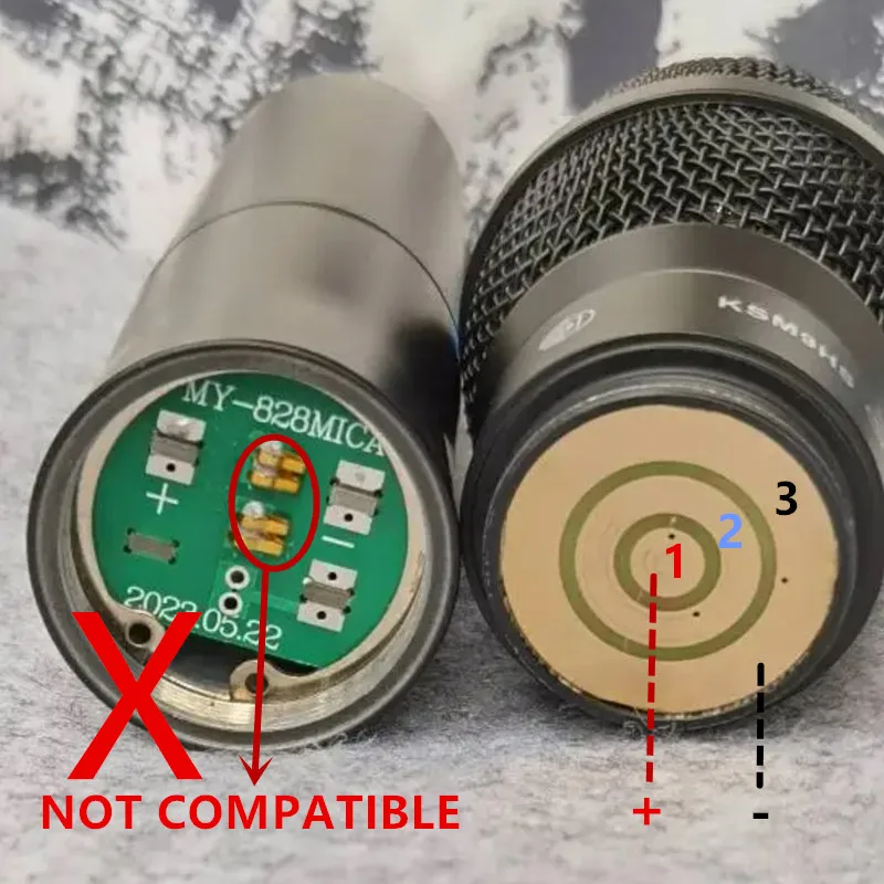 Microphone Capsule Microphone Accessories 1PC Replacement For Wireless Microphone Dynamic Cartridge