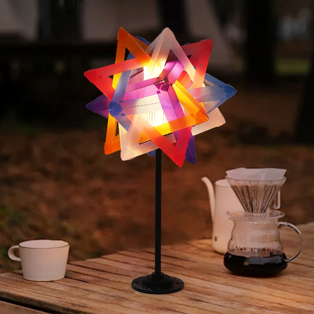 DIY Outdoor Star Camping-Lichtschirm, wasserdichter Laternenschirm für den Außenbereich, verschleißfest, dekorativer Lampenschirm, Beleuchtungszubehör – Detail 7