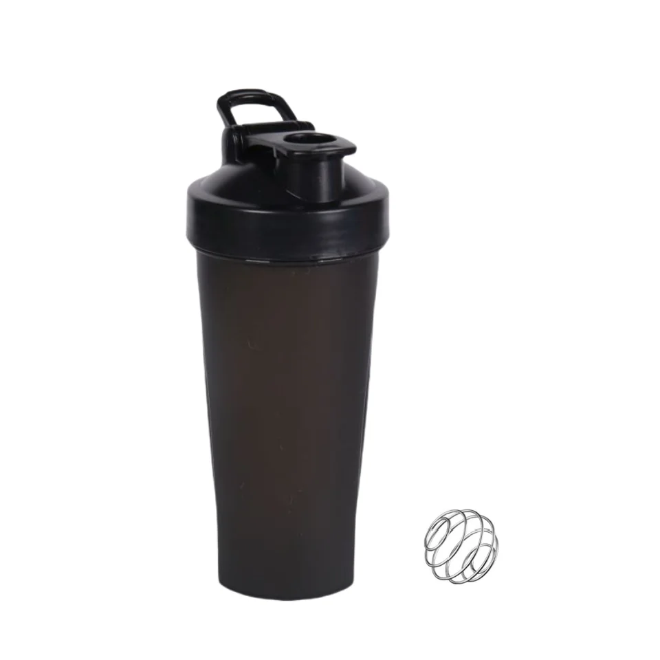 Shaking Cup 600ml/20oz Sports with Metal Stirring Ball for Protein Powder Mixing Hydration