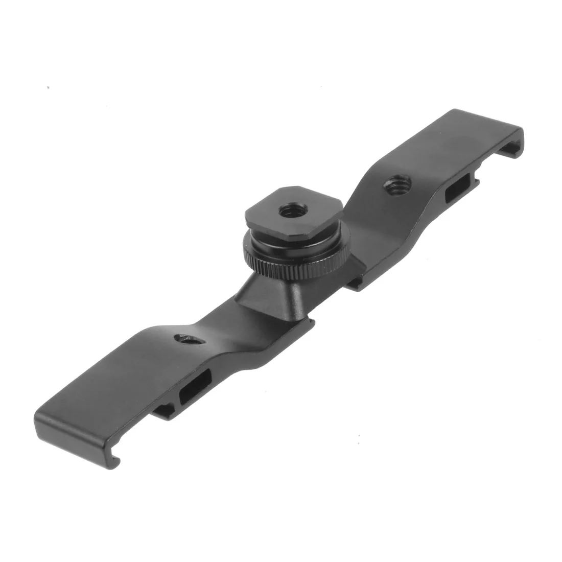 Double Cold Hot Shoe Adapter Mount Extension Holder Video Bracket for Canon for