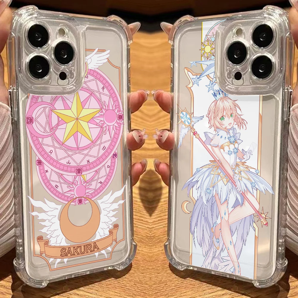 Anime Card Captor Sakura Design Soft Thin Phone Case