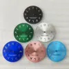 NH35 dial pink Arabic S dial no luminous dial convex dial watch accessories suitable for NH35/36 movement