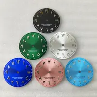 NH35 dial pink Arabic S dial no luminous dial convex dial watch accessories suitable for NH35/36 movement