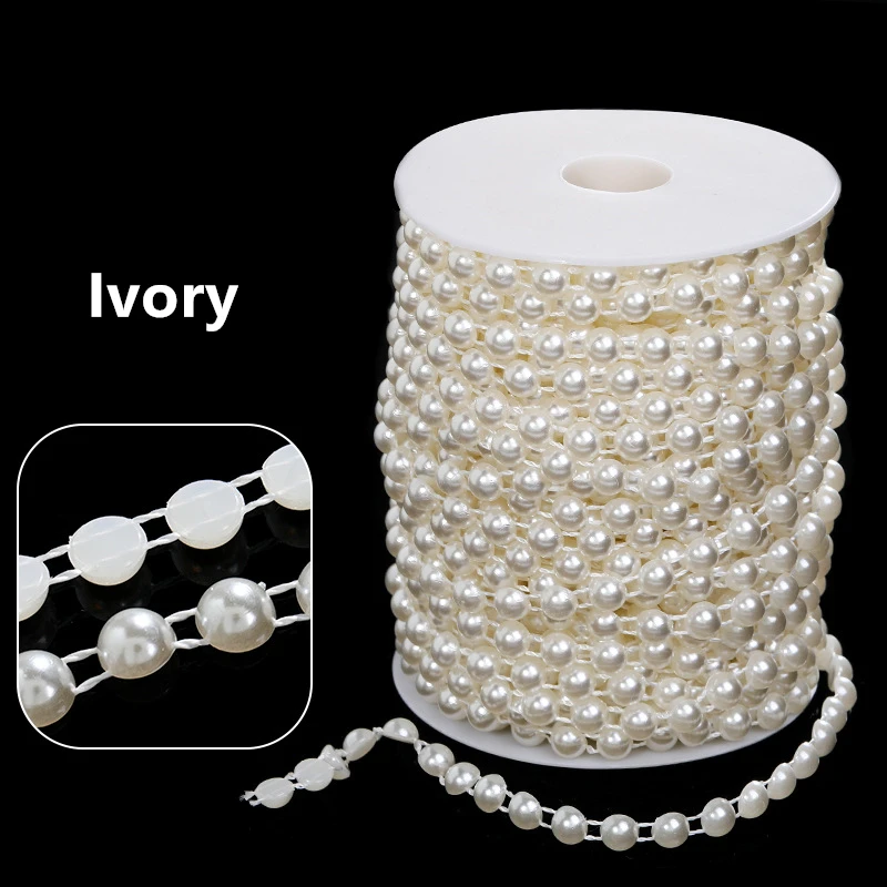 4mm Faux Pearl Beads, Decorative Beads,Garland Pearl Bead Roll