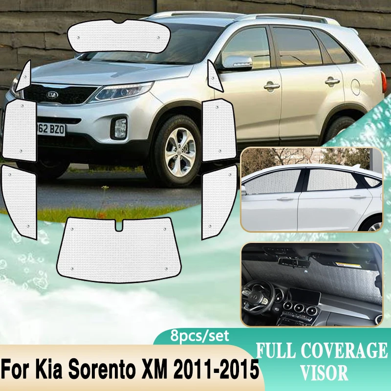 ForKiaSorentoXMAccessories20112015CarWindshieldSunshadesWindowsSunUVProtection