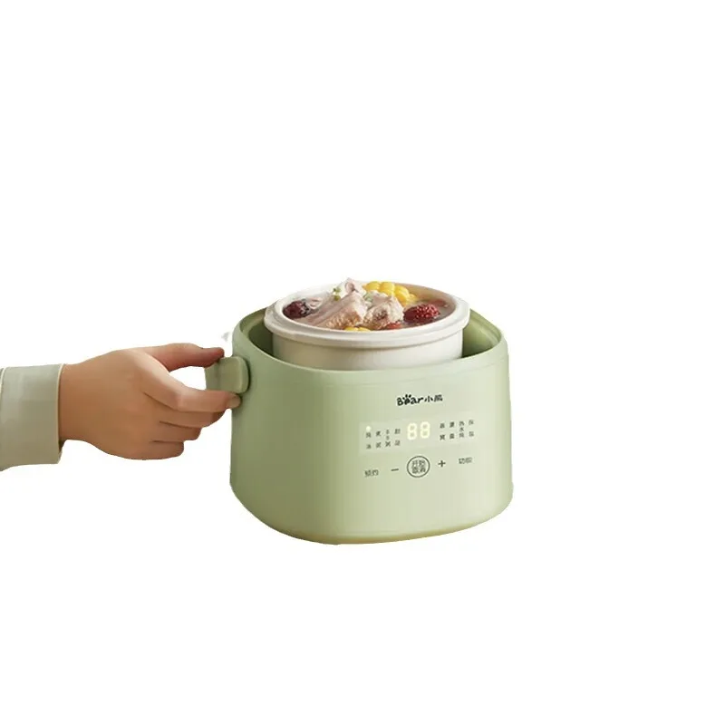 Bear Ceramic slow cooker Automatic sous vide cooker Electric crock pot cuisine intelligente home appliances 1L stew pot