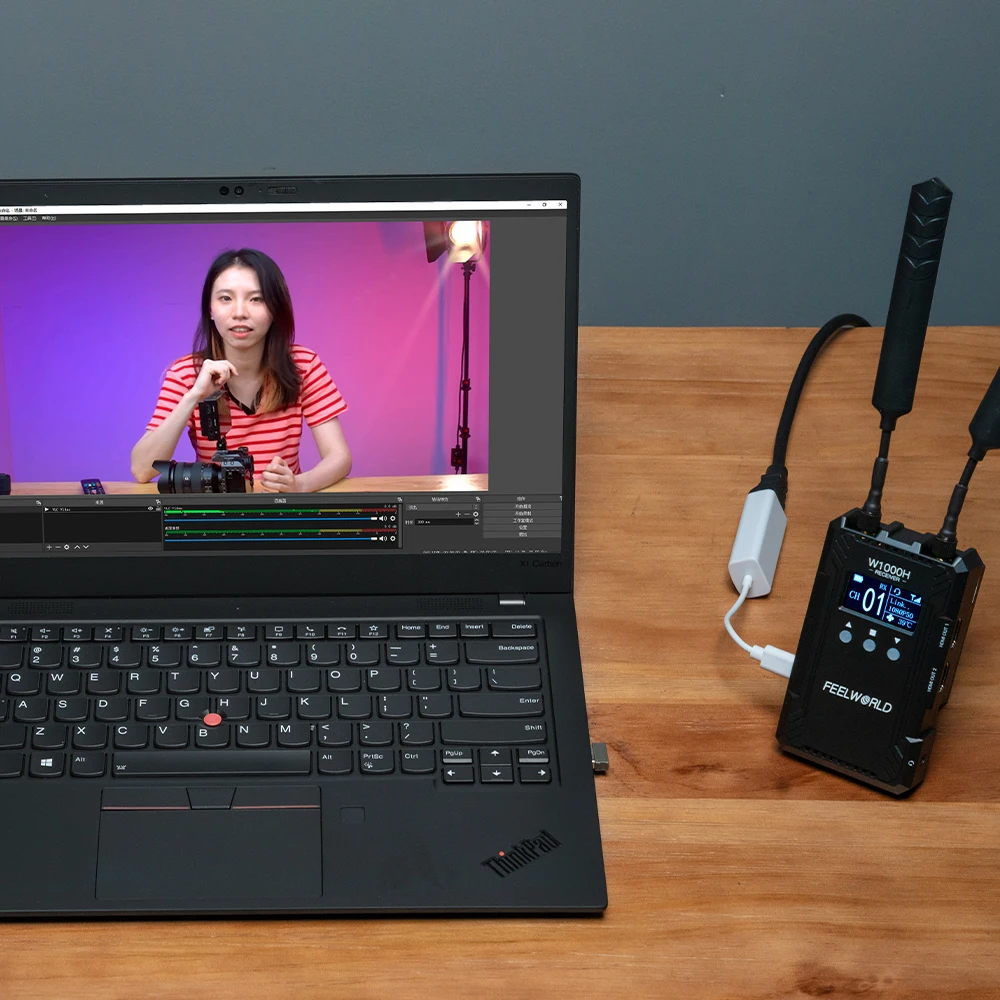 FEELWORLD W1000H Wireless Video Transmission System 1080PHD 1000FT HDMI Input Output WIth Full Duplex Intercom 0.08S Lantency