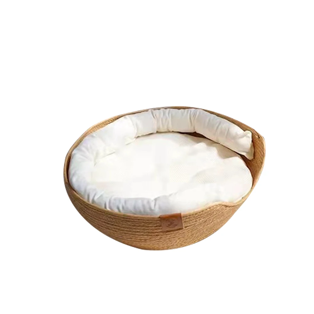 Hand Woven Pet Bed Hanpanda Plush Bed Hand Woven Nest House Bed