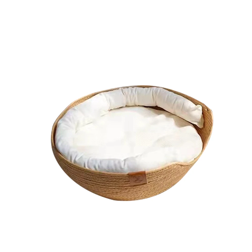 Hand Woven Pet Bed Hanpanda Plush Bed Hand Woven Nest House Bed