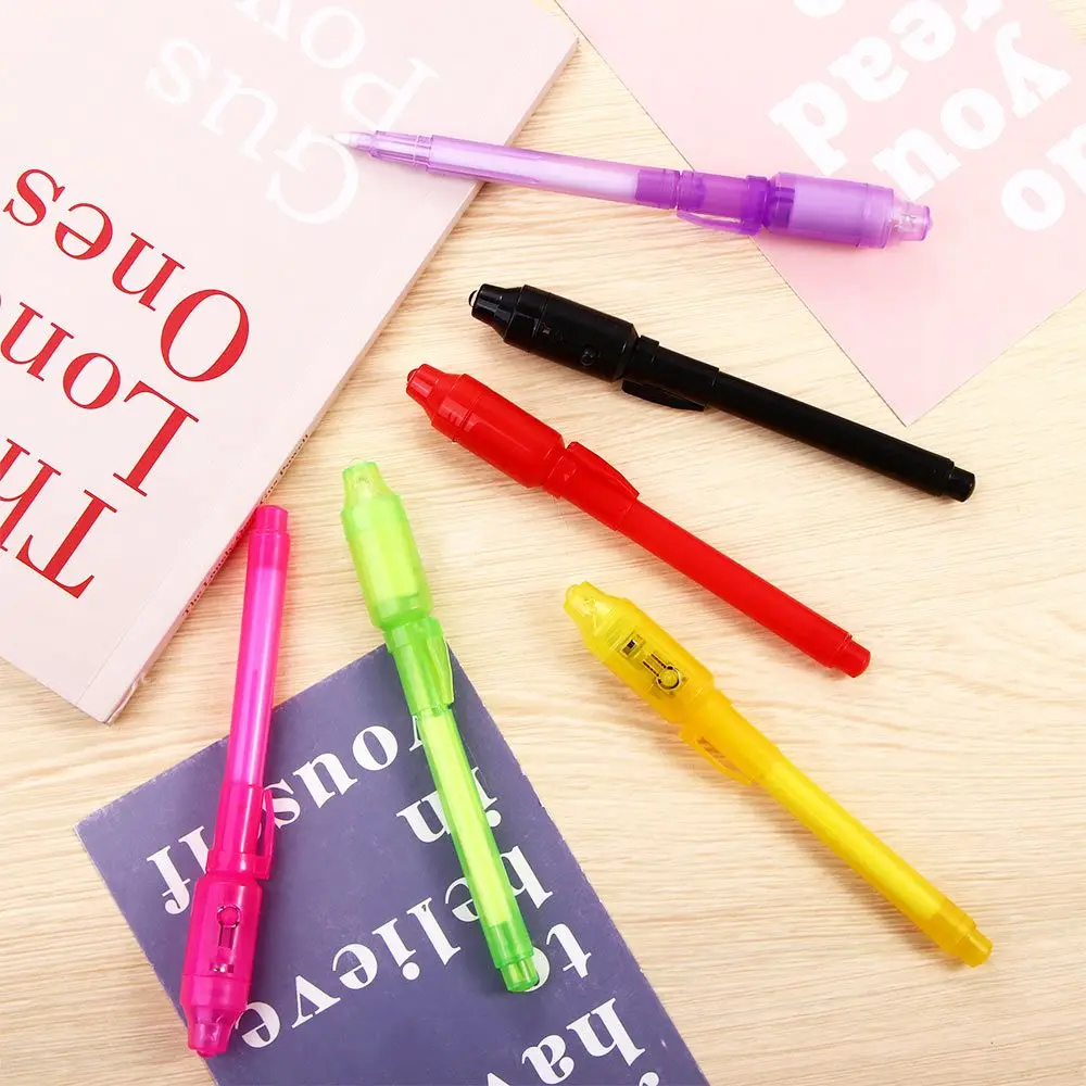 

Light Pen Magic Color Pen Paintbrush Lnvisible Luminous Pen Invisible Ink Pen Luminous Pen LED Lamp Pen 2 In 1 Light Pen