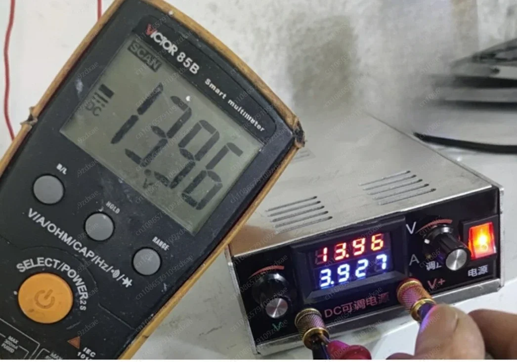 Lithium battery charger DIY S350-27 repair experiment voltage regulator adjustable power supply 4-bit high-precision meter