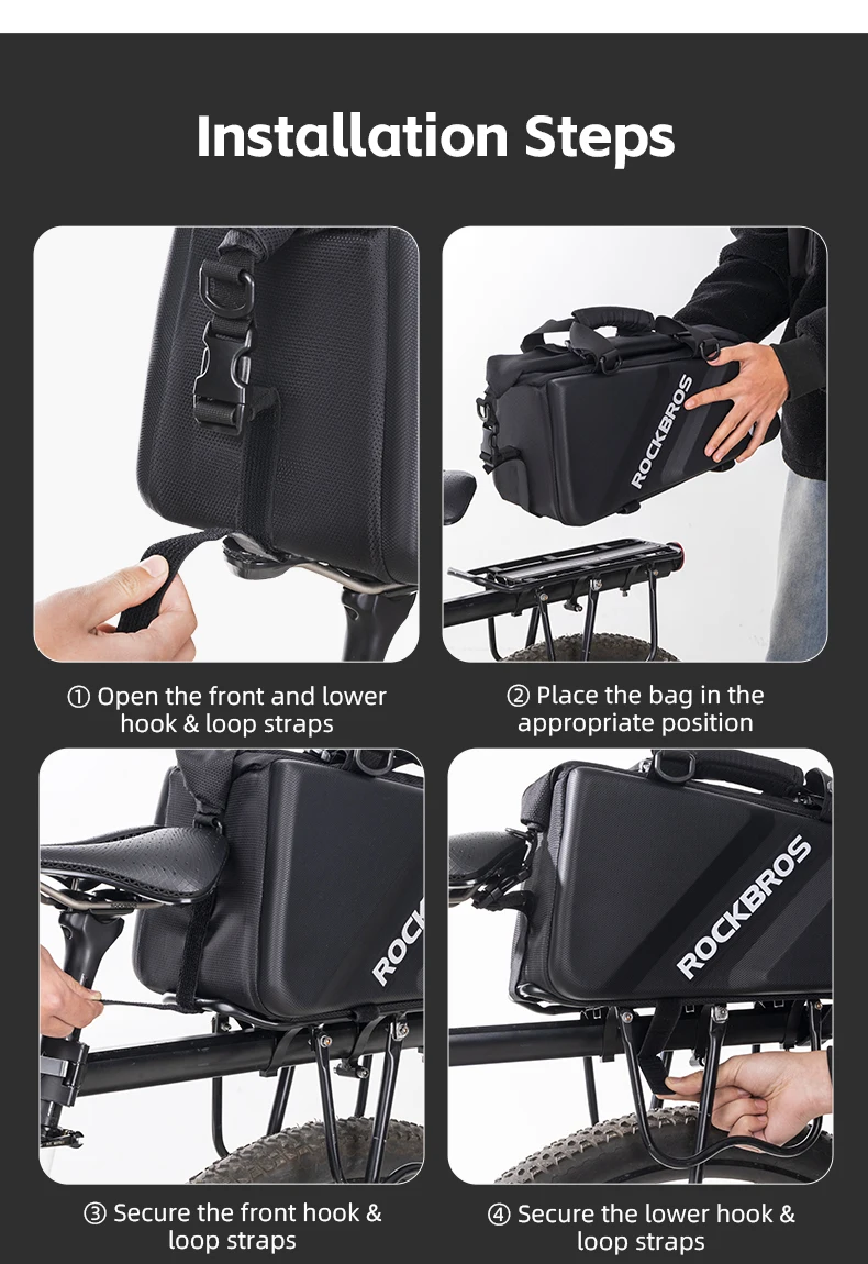 bike touring pannier loaded