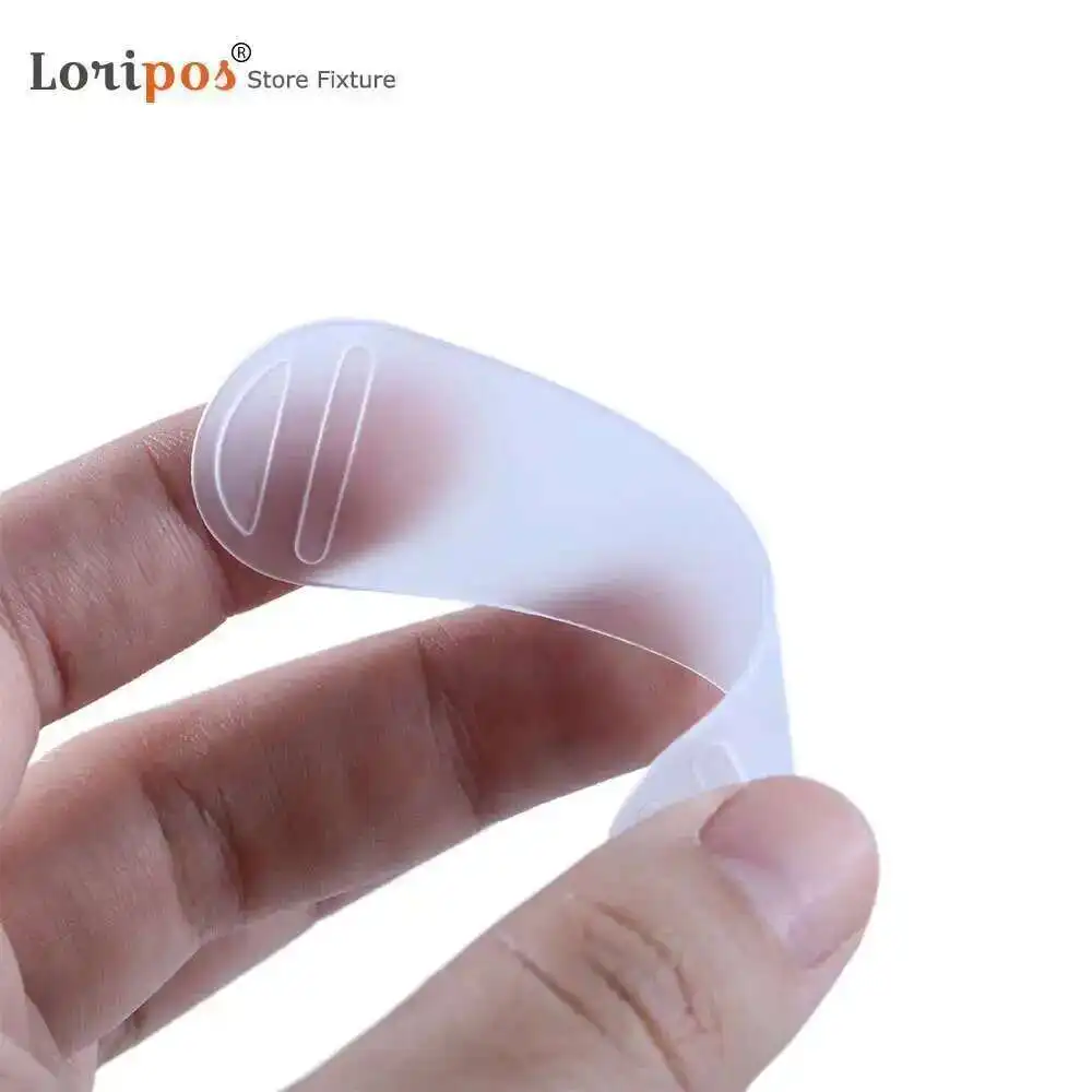 광학 프레임 슬립 온 라벨 베이스 안경 안경 슬라이드, 가격 태그 쥬얼리 소프트 스트립 라벨 플라스틱 홀더 마운트, 100 개