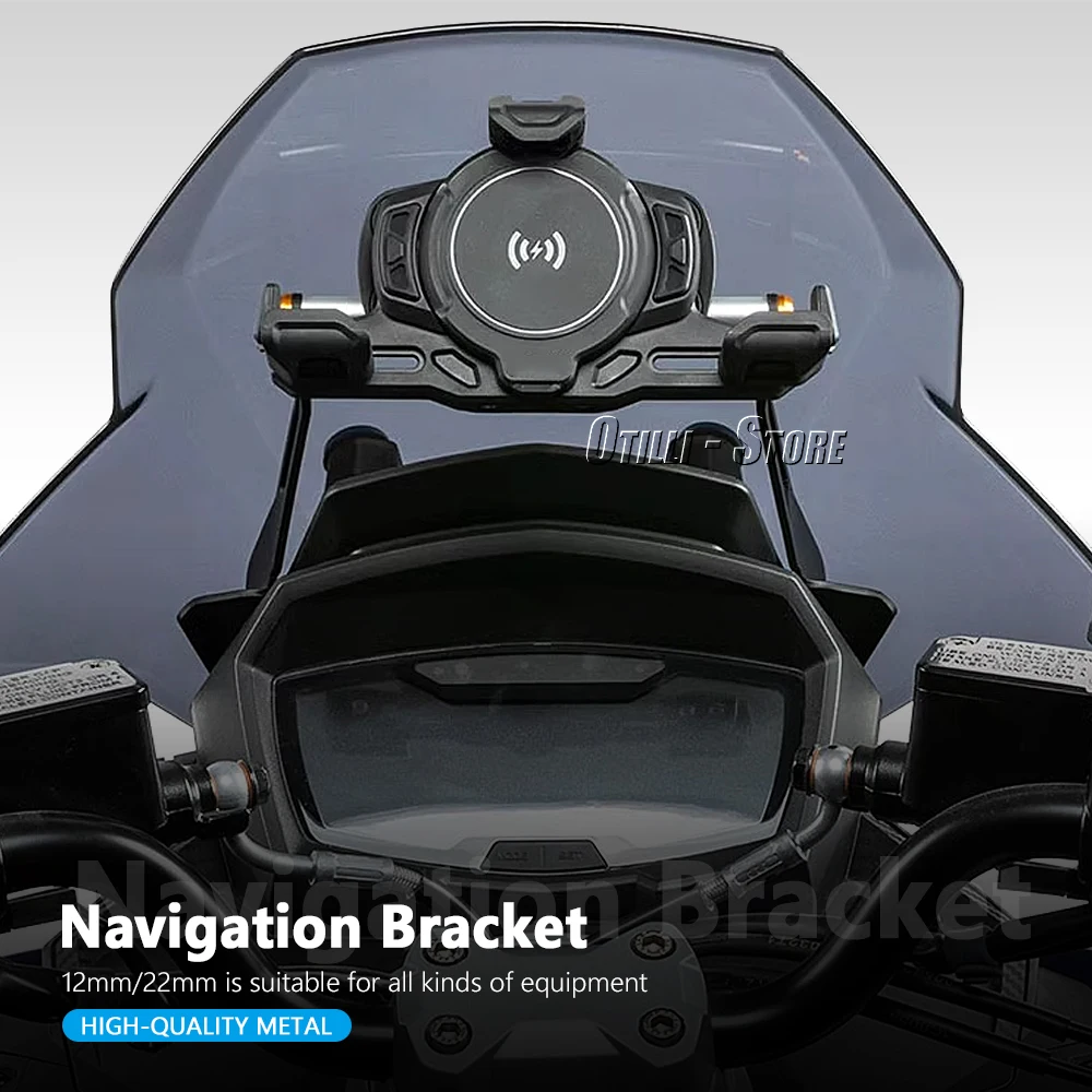 Motorcycle Front Phone Stand Holder Phone GPS Mount Navigation Bracket 12mm/22mm For APRILIA SR GT200 GT 200 sr gt200 2022 2023