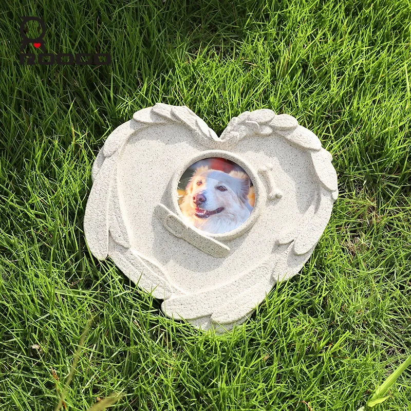 Resin Pet Gravestones Memorial Dead Dog Tombstone Funeral Passed Pets Tombstone Memories Animals Keepsake Gravestones Cats