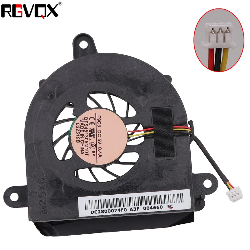 

New Laptop Cooling Fan For Acer Aspire 5538 5538G 5534 PN: DFS451305M10T AB6005HX-EC3 CPU Cooler Radiator