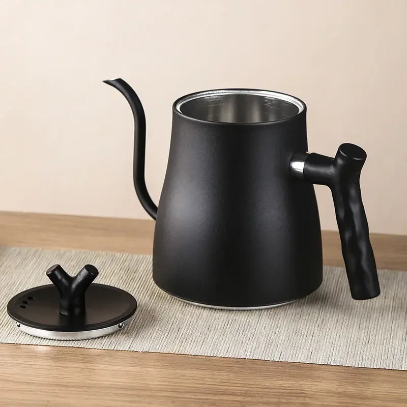 Tea making kettle electric heating household stainless steel induction cooker boiling water small long mouth hand-washing pot