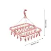 Drying Clip Swivel Hangers For Clothes With Clips Wind-Proof Swivel Hangers For Clothes Lingerie Socks 6