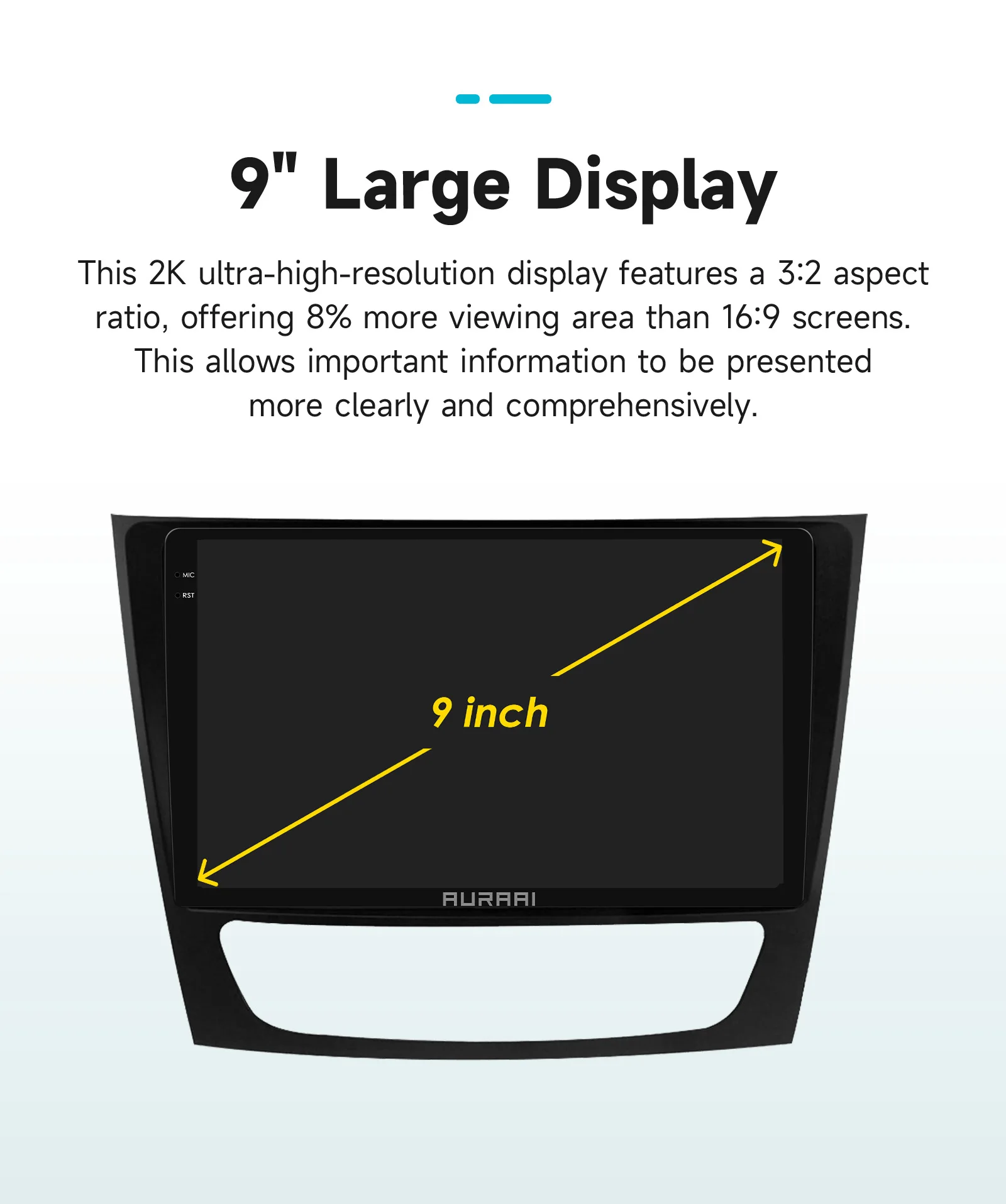 AURAAI AI 2Din Navi Stereo Für Mercedes-Benz E-Klasse W211 (2002-2009) CLS-Klasse W219 (2001-2011) Großen Bildschirm 8G 256G GPS 4G DSP – Detail 33