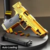 Mechanical Automatic Desert Eagle Toy Gun Shell Ejection Airsoft Pistol Soft Bullet Continuous Fire Weapon for Children Shooting 1