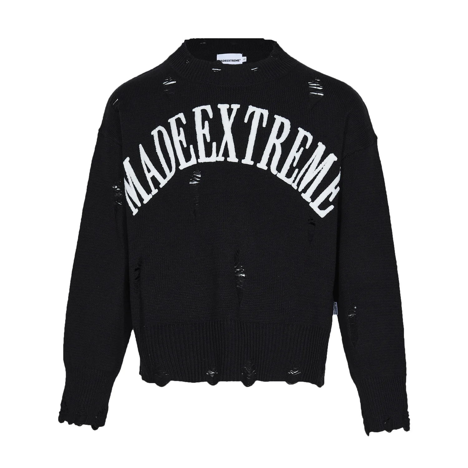

Embroidered letters damage sweaters