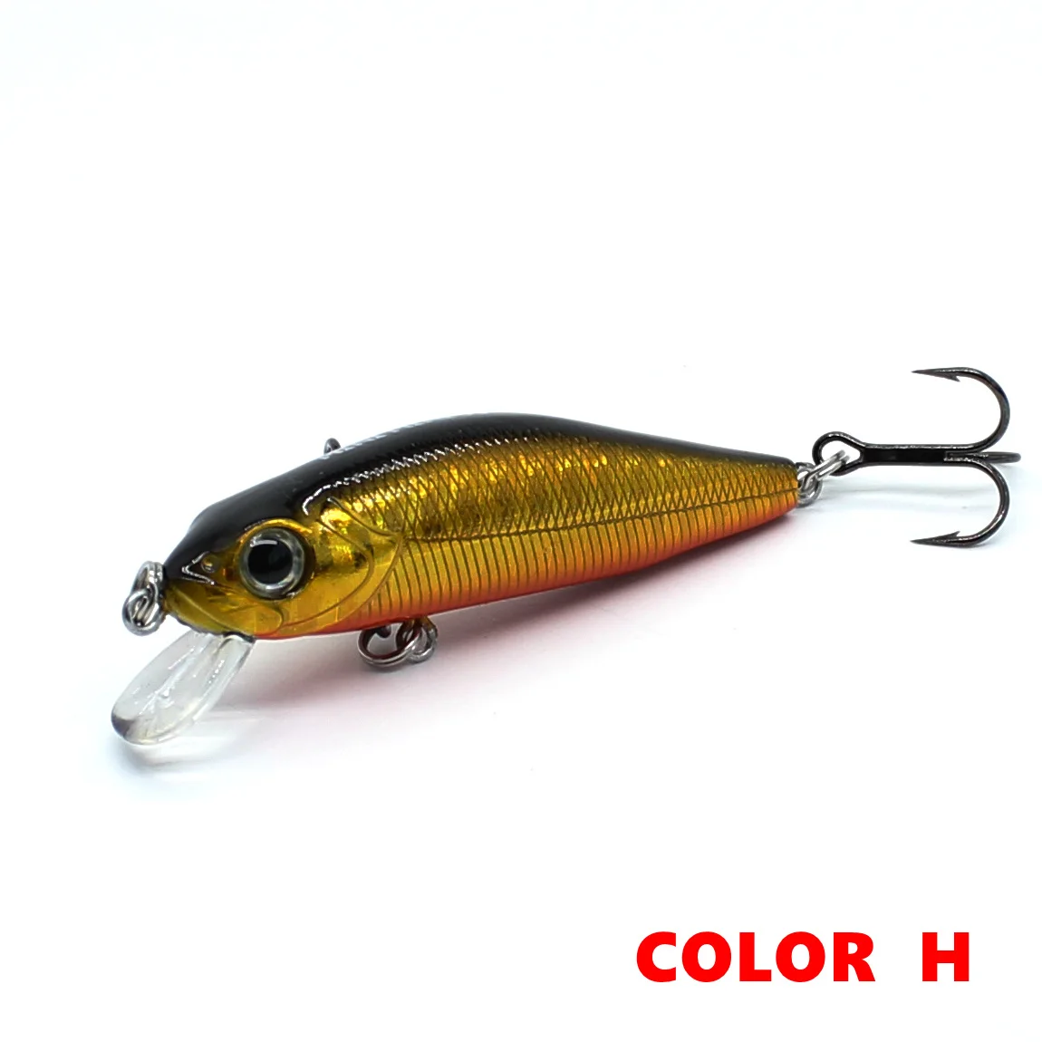 AOCLU-Sinkender kleiner Minnow-Köder, harter Köder, Wobbler-Köder, Strandfelsen, Thunfischfischen, scharfe VMC-Haken, lang, leicht gegossen, 55 mm, 5,5 g – Detail 19
