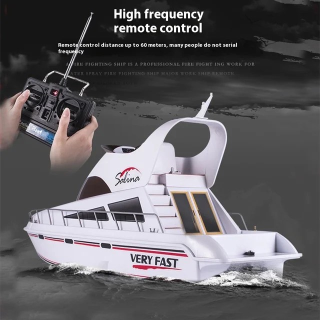 2024 New Henglong 3867 Remote Control Speedboat Luxury Version Yacht High-Speed Remote Control Boat Model Kid'S Outdoor Toy Gift 3