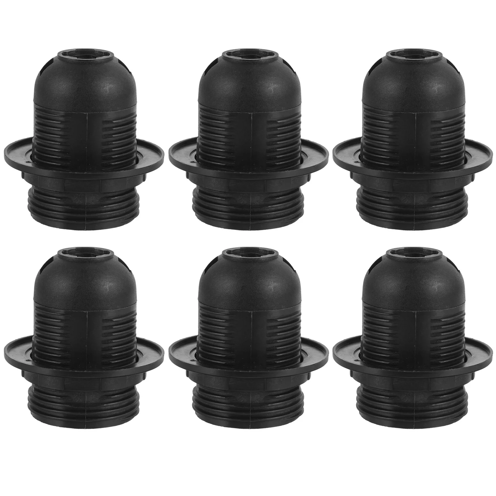 

6 Pcs Light Bulb Chandelier Bulbs Replacement Lamp Socket Sockets Parts Screw Household E27 Repair Base Hanging