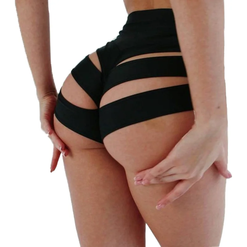 Women\'s Rave Exotic Pole Dance Shorts Hollow Out Sexy Stage Performance Dance Wear Outfits Night Bar Adults Dancer Buttock Pants