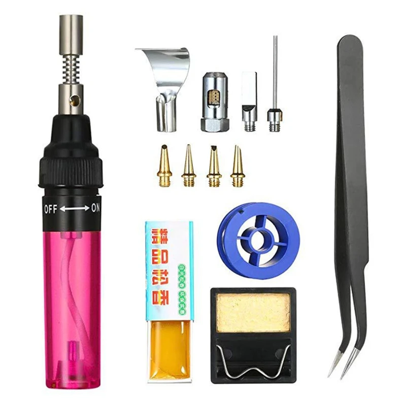 Handheld Gas Welder Electric Welding Tool Cordless Gas Soldering Iron for Home